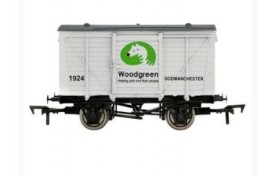 4F-011-189 Woodgreen Animal Charity - Box Van (Weathered)  OO Gauge